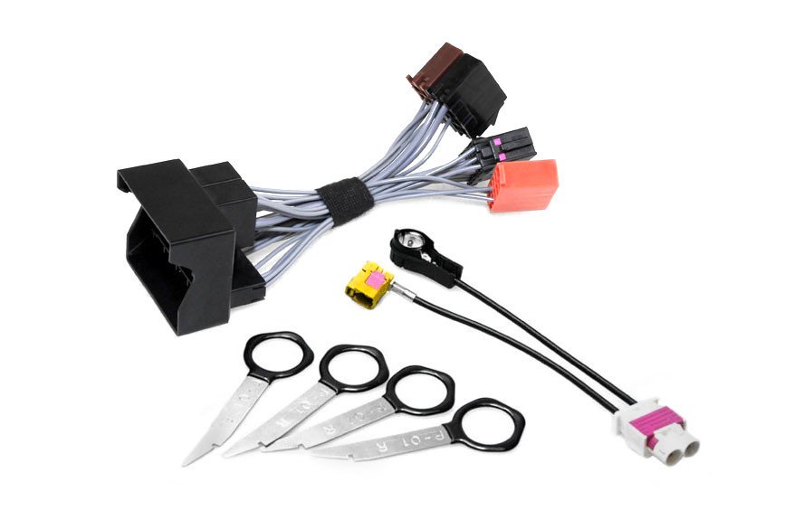 Original Kufatec Kabel Radio Adapter SET Rückrüstung RNS-E auf Concert Symphony