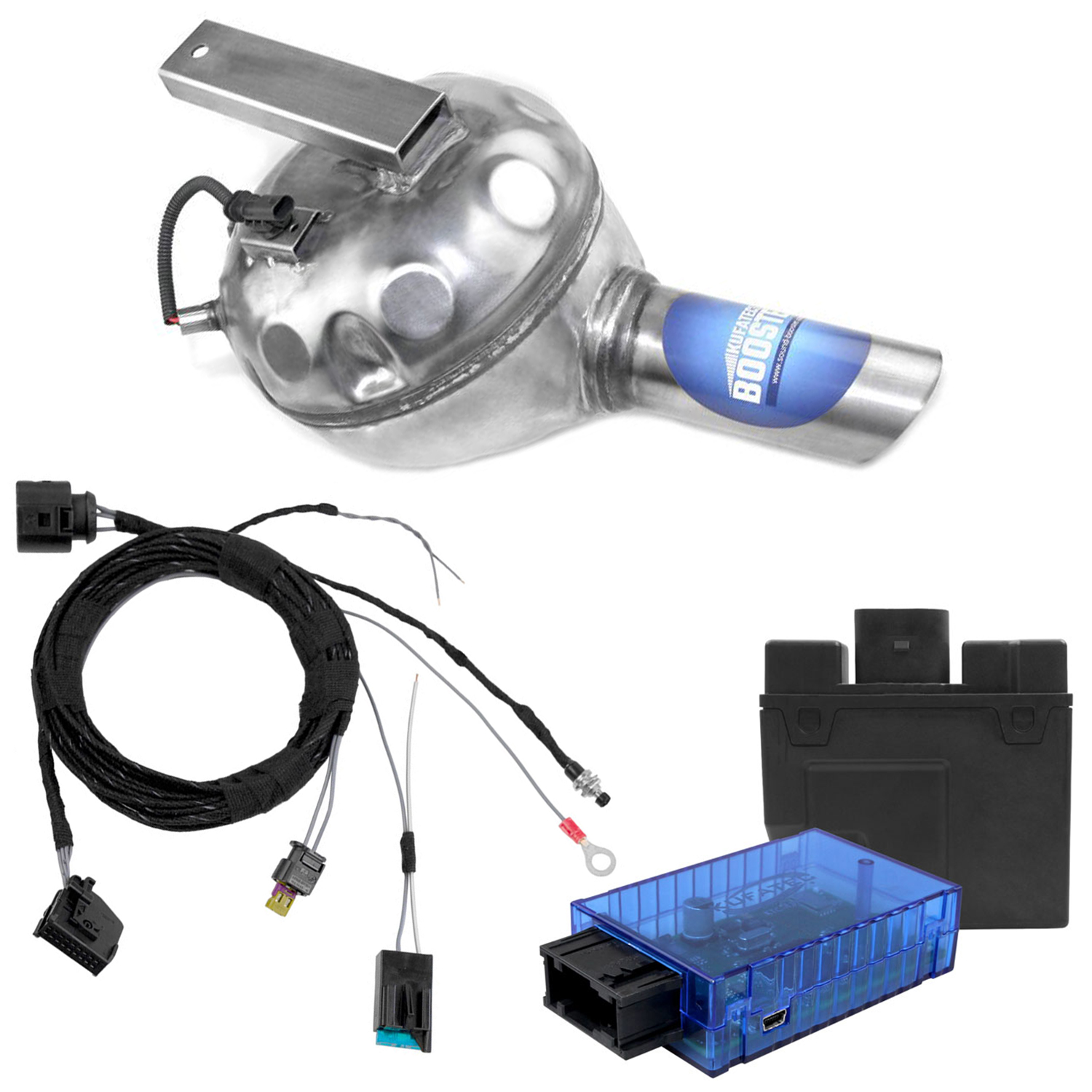 Original Kufatec Sound Booster Active Modul + Sound Modul für VW T5 Bus Multivan