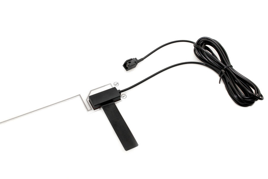 Aktive DAB / DAB+ Antenne für Innenraum mit Verstärker Block & FAKRA-Anschluss