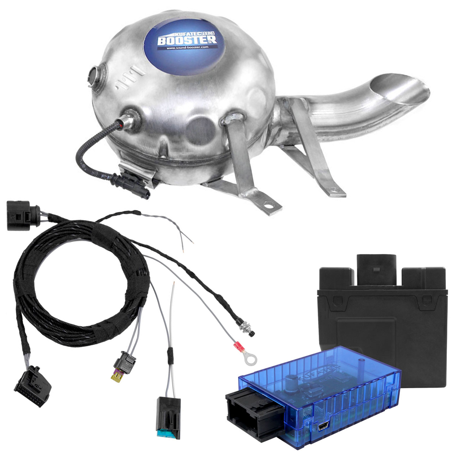 Original Kufatec Sound Booster Active Modul + Sound Modul für Mini R56 / R57