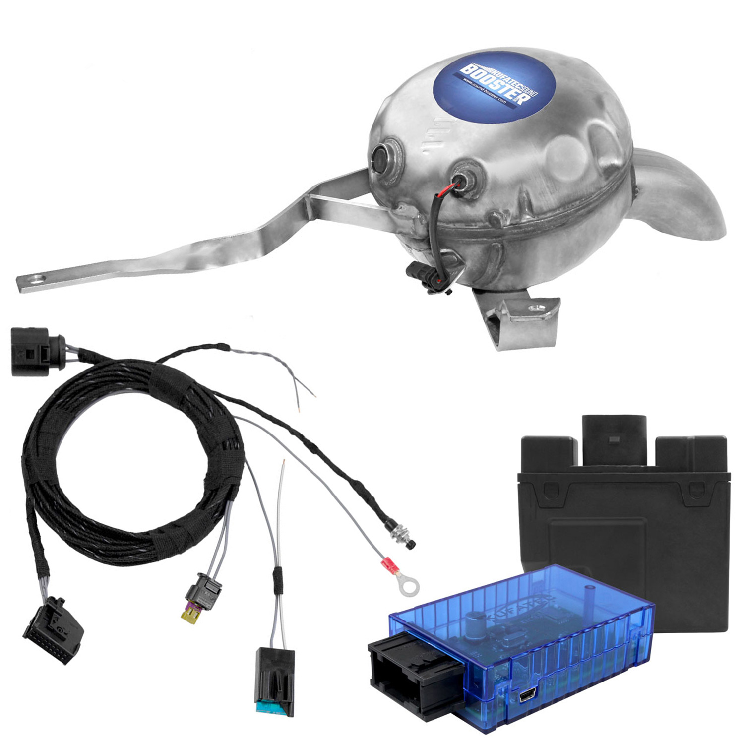 Original Kufatec Sound Booster Active Modul + Sound Modul für Audi Q8 4M