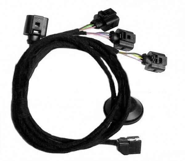 Original Kufatec Kabelbaum PDC Sensor Park Pilot Heck Hinten für VW Passat 3C B6