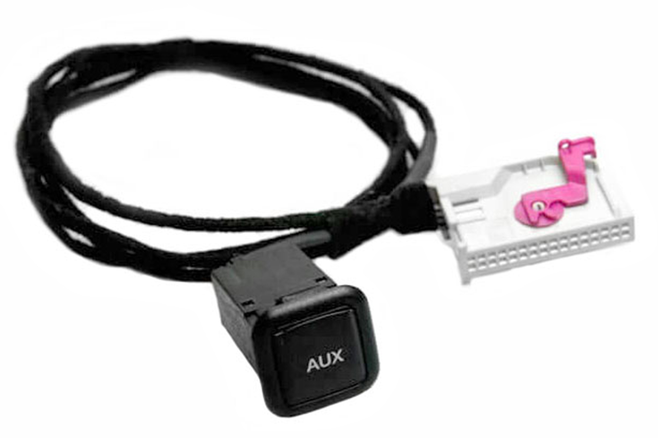 Original Kufatec AUX IN Klinke Nachrüst-SET Interface für Audi Radio Navi RNS-E