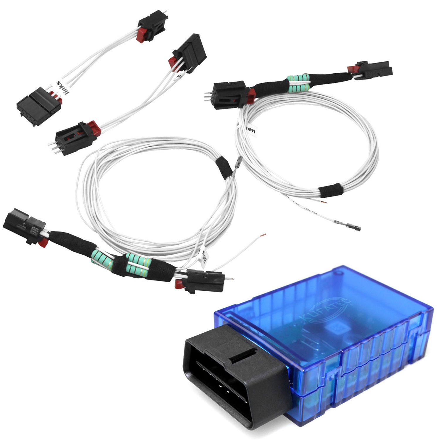 Original Kufatec Adapter Nachrüstung Facelift LED Rückleuchten für VW Sharan 7N