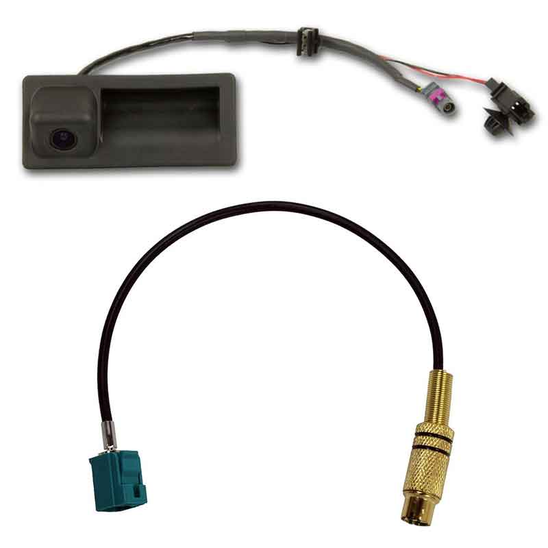 Original VW Rückfahrkamera FBAS Griffleiste Kamera + Video Signal Kabel für VW