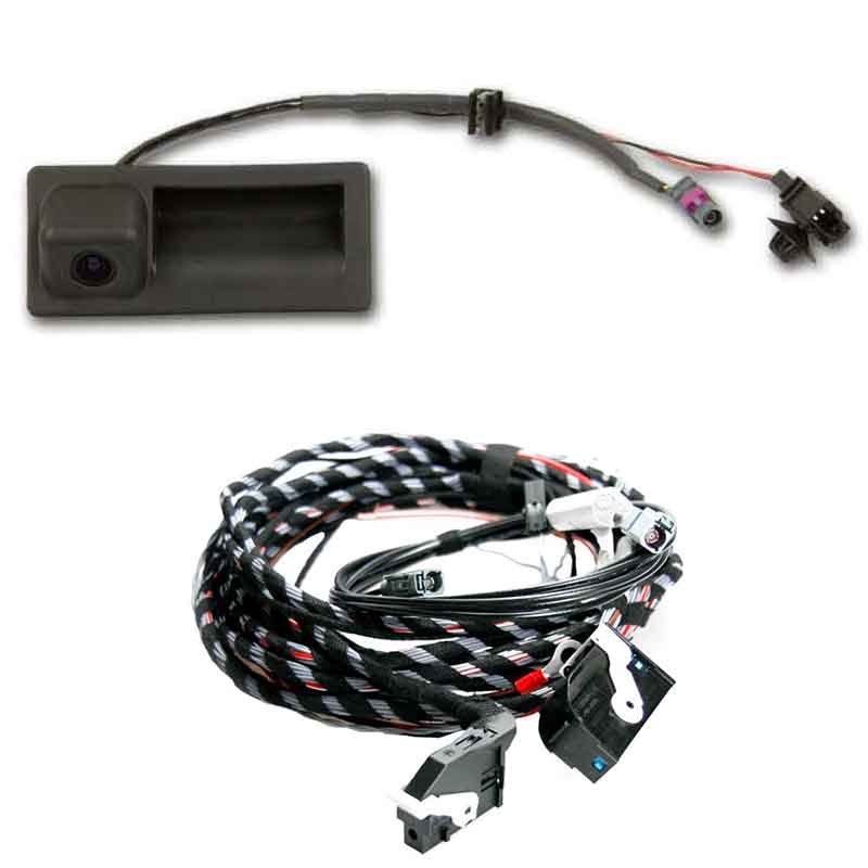 Original VW Rückfahrkamera Griffleiste Kamera + Anschluss Kabelbaum für VW