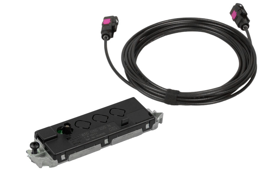 Original Antennen Modul + Kufatec Kabelbaum DAB DAB+ für Audi A5 8T mit MMi 3G