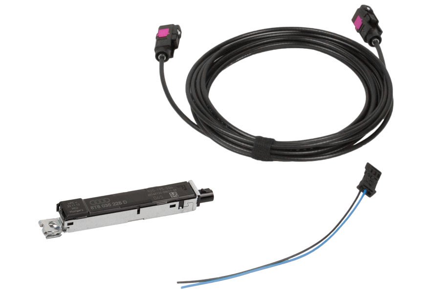Original Antennen Modul + Kufatec Kabelbaum DAB DAB+ für Audi A5 8T Sportback