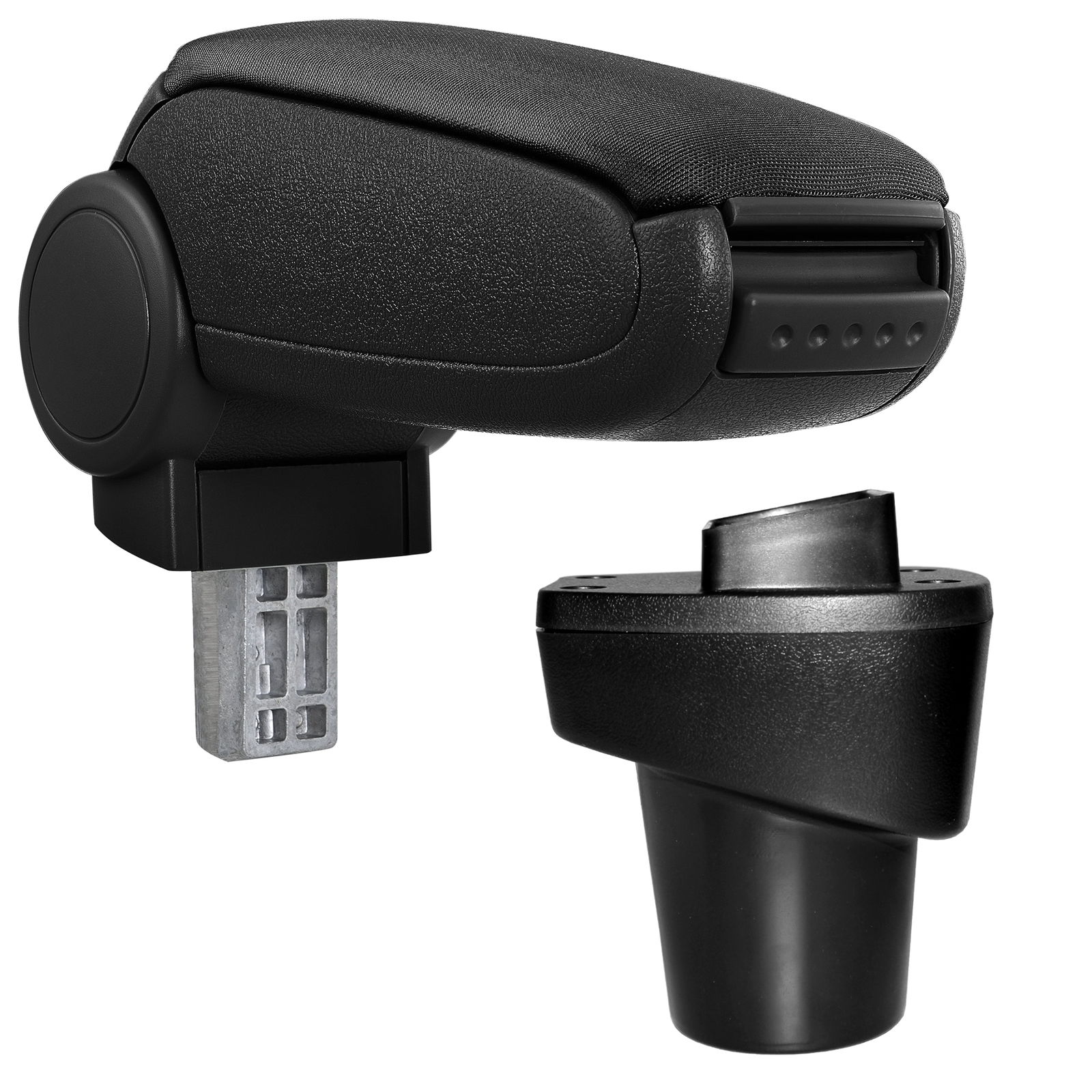 Mittelarmlehne Armlehne KOMPLETT Textil Schwarz für Citroen C1 II / Peugeot 108