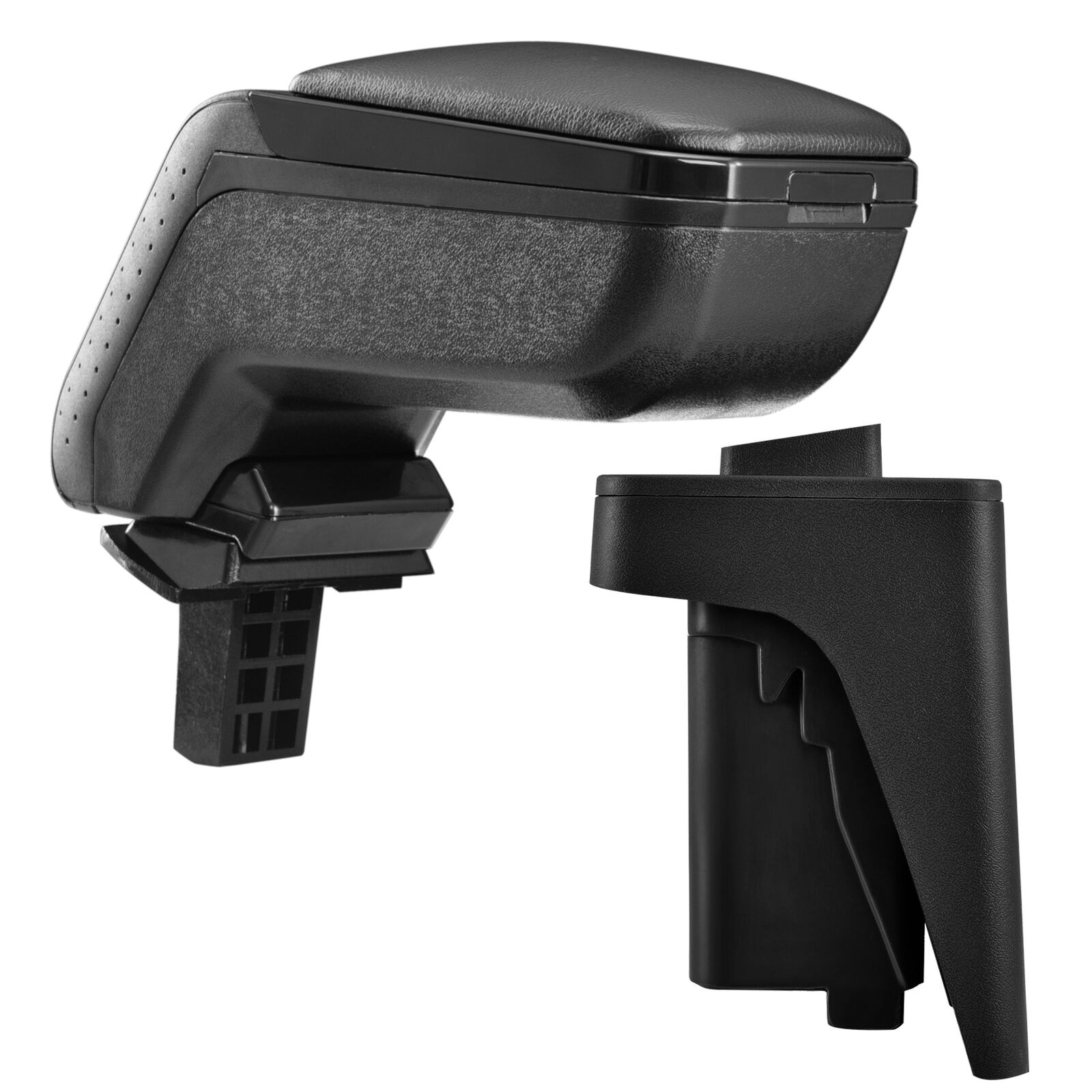 Design Mittelarmlehne Armlehne KOMPLETT Leder Schwarz für Audi A3 8P 2003-2013