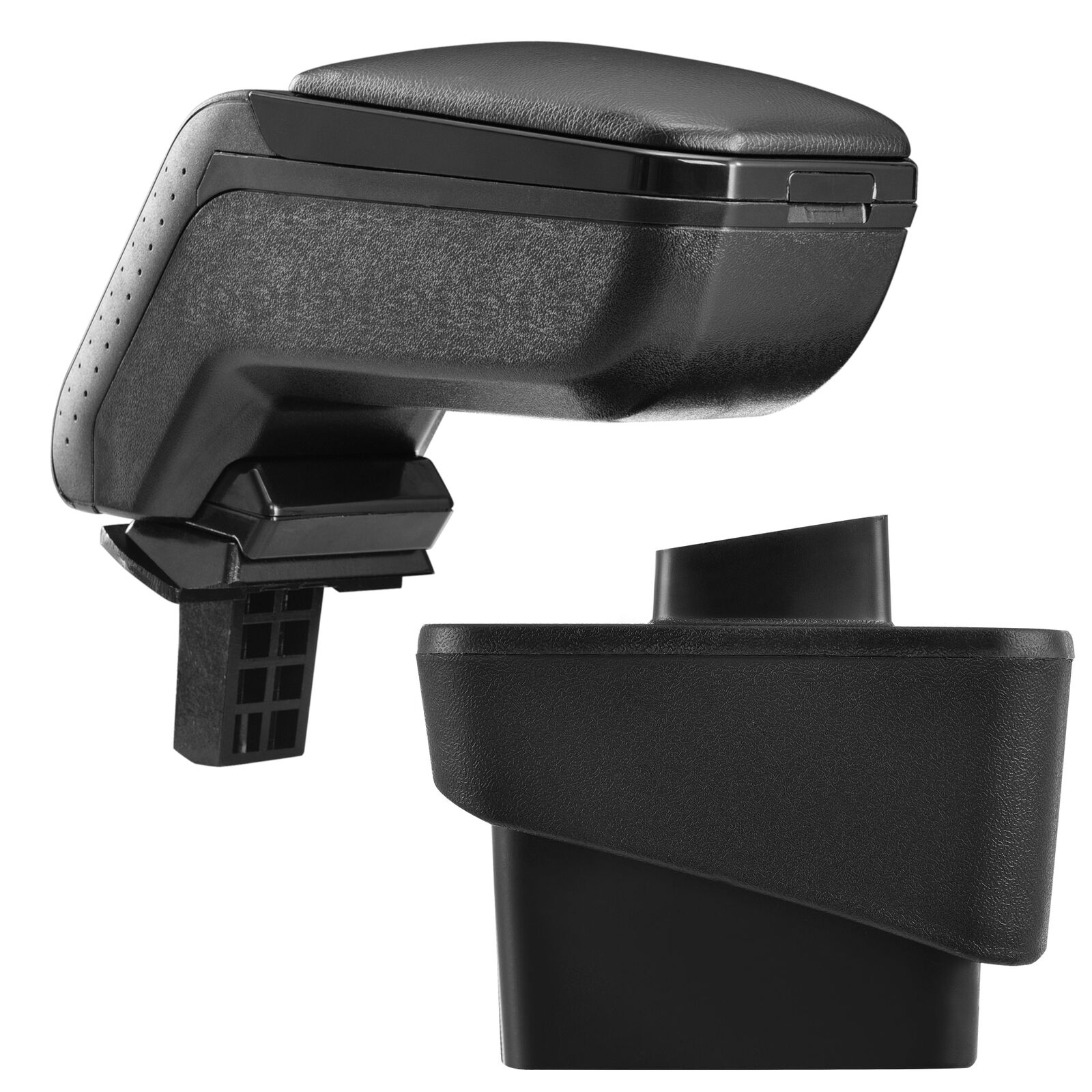 Design Mittelarmlehne Armlehne KOMPLETT Leder Schwarz für Audi A1 8X ab 2010-