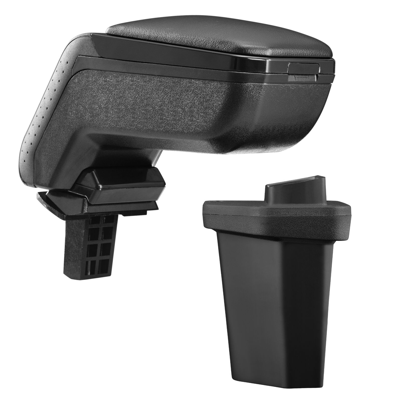 Design Mittelarmlehne Armlehne KOMPLETT Leder Schwarz für Hyundai i20 ab 2014-