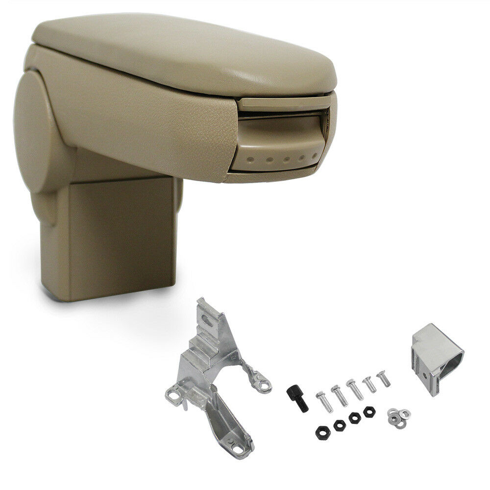 Mittelarmlehne Armlehne KOMPLETT Leder Bezug Beige für Skoda Octavia I 1U 97-02