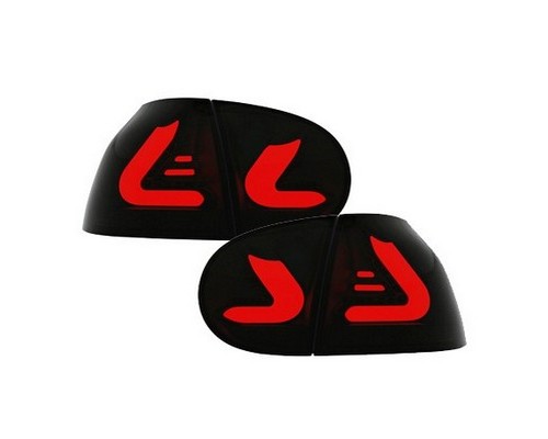 Original Litec LED Rückleuchten Set Schwarz Smoke für VW Golf 5 V 2003-2008