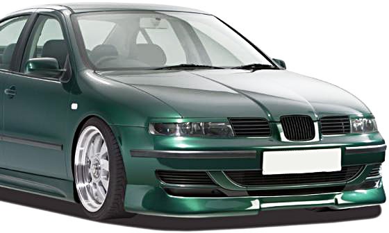 Kühlergrill Sportgrill Schwarz ohne Emblem für Seat Leon 1 1M Toledo 1999-2006