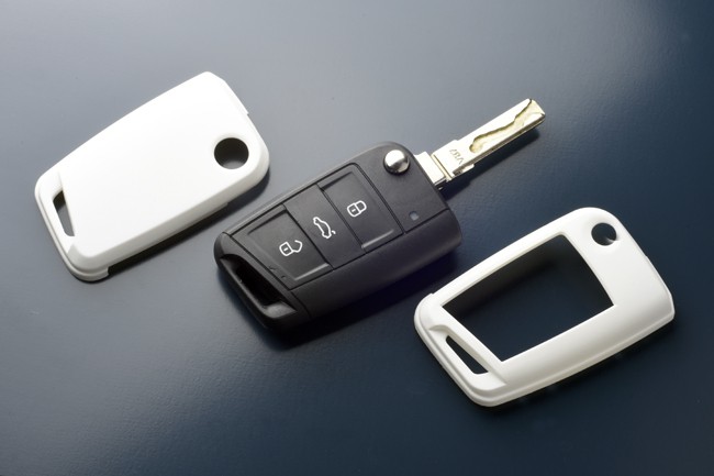 Key Cover Gehäuse in Weiss Klapp Schlüssel Fernbedienung für VW Golf 7 VII