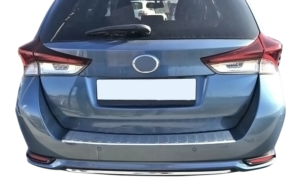LADEKANTENSCHUTZ Edelstahl V2A Schutz für Toyota Auris Touring Sports 06/2015-