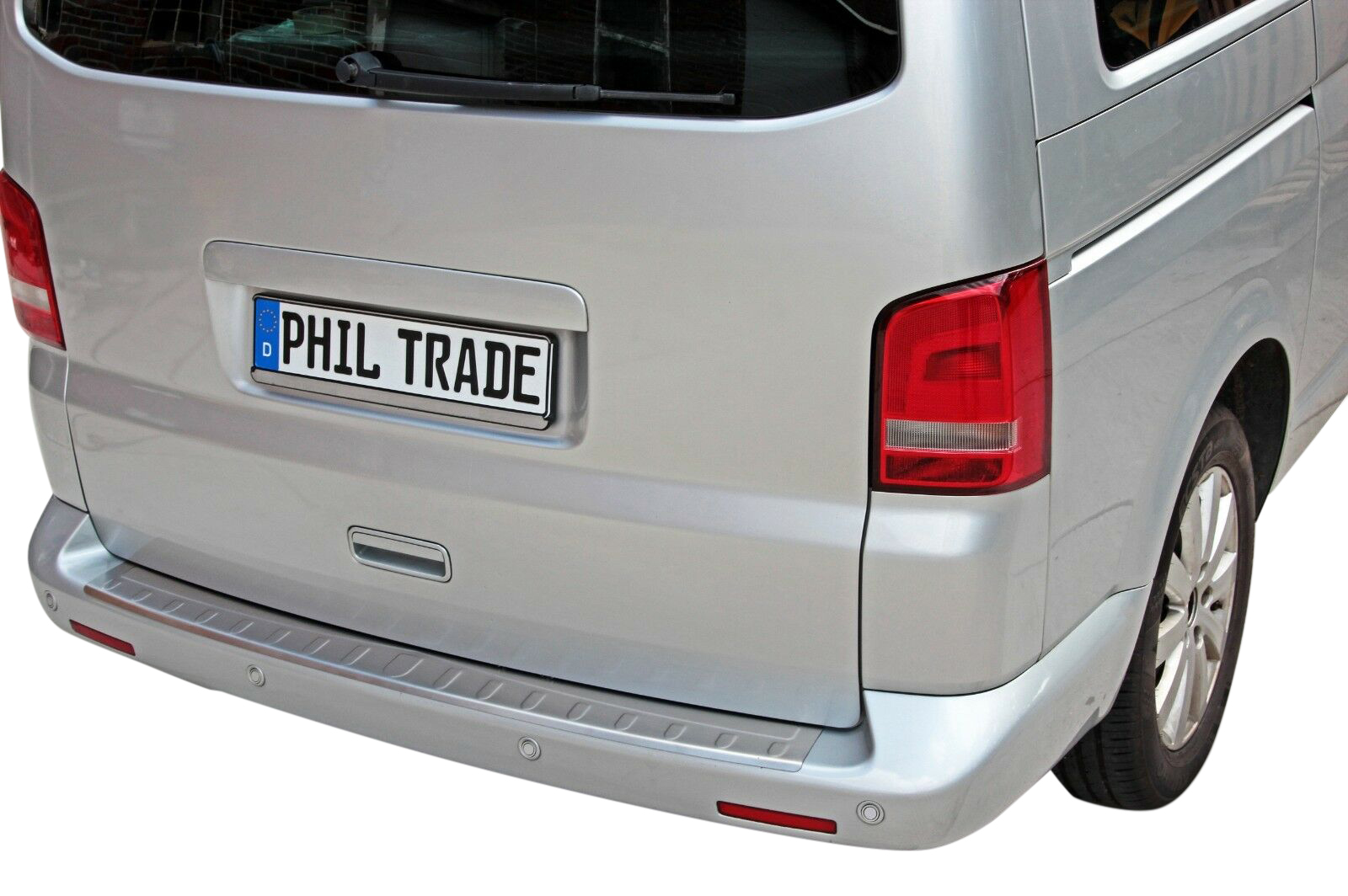 Edelstahl MATT LADEKANTENSCHUTZ Leiste Schutz für VW T5 ab 2003- / T6 ab 2015-