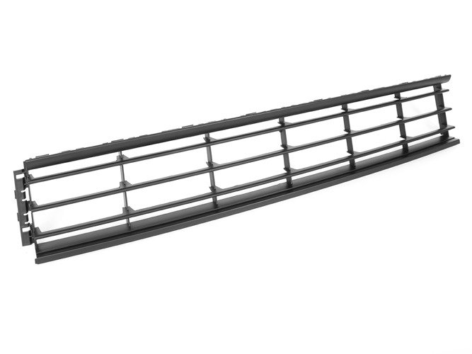 Gitter MITTE Stoßstange Grill Schwarz für VW Passat B7 ab 2010-2015