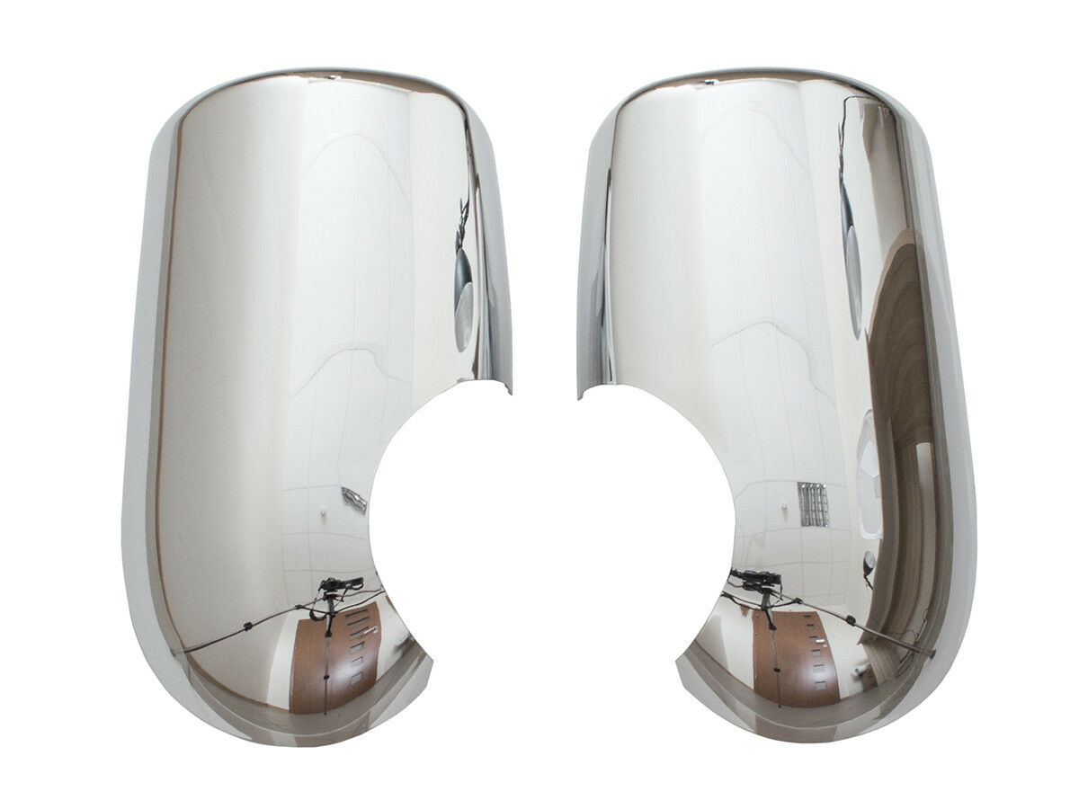 CHROM Spiegel Kappen Gehäuse SET LINKS RECHTS für Ford Transit VI ab 2000-2013
