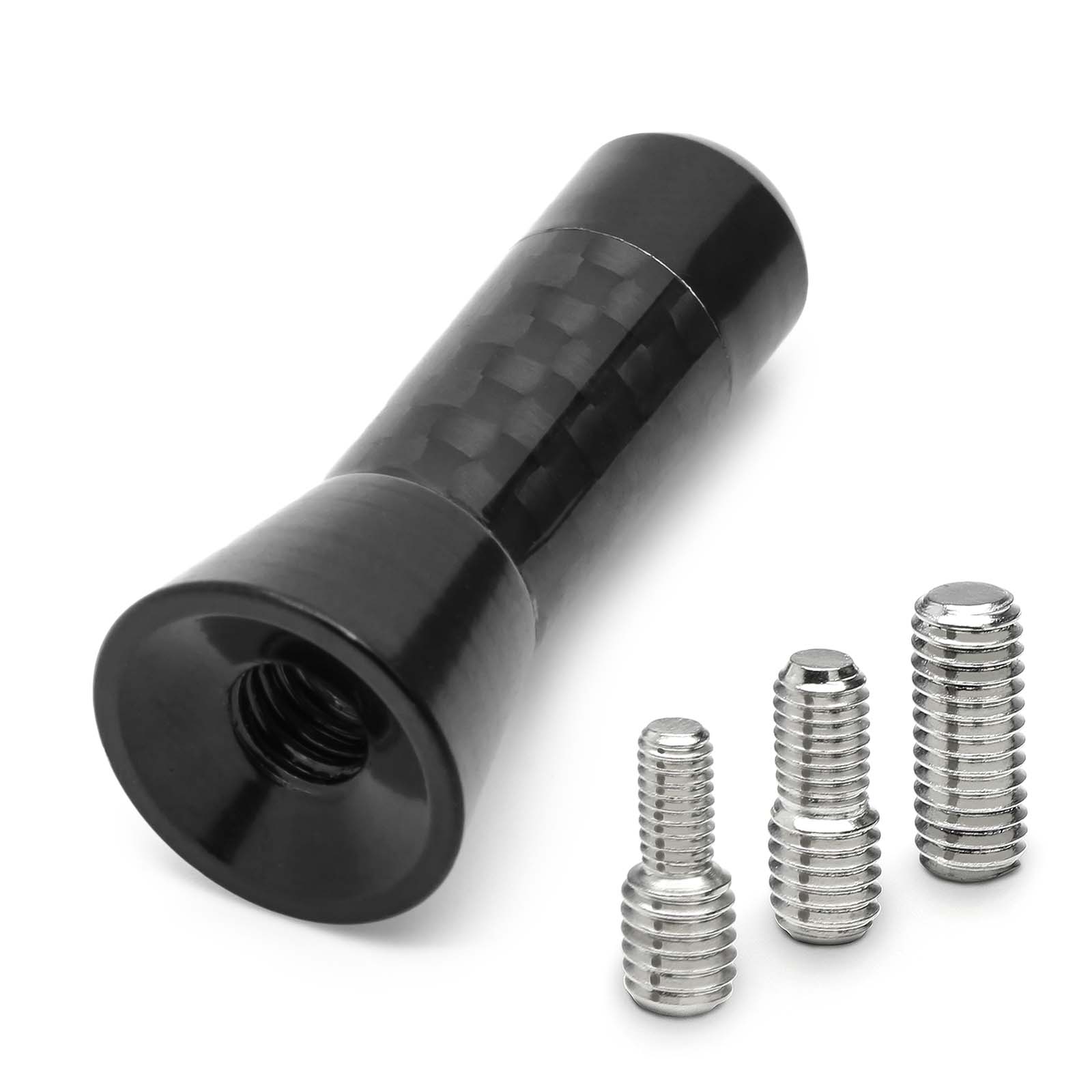 Premium Carbon Design Mini 3,5cm Kurzstab Stab Antenne Radio für viele Fahrzeuge