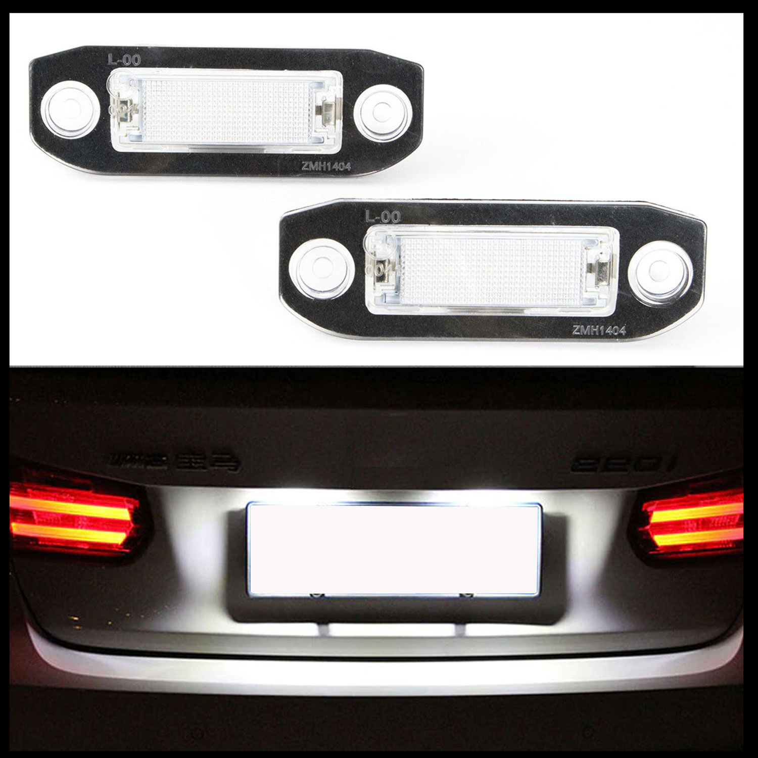 LED PREMIUM Kennzeichenbeleuchtung für Volvo C30 S40 V50 S80 V70 XC60 XC70 XC90