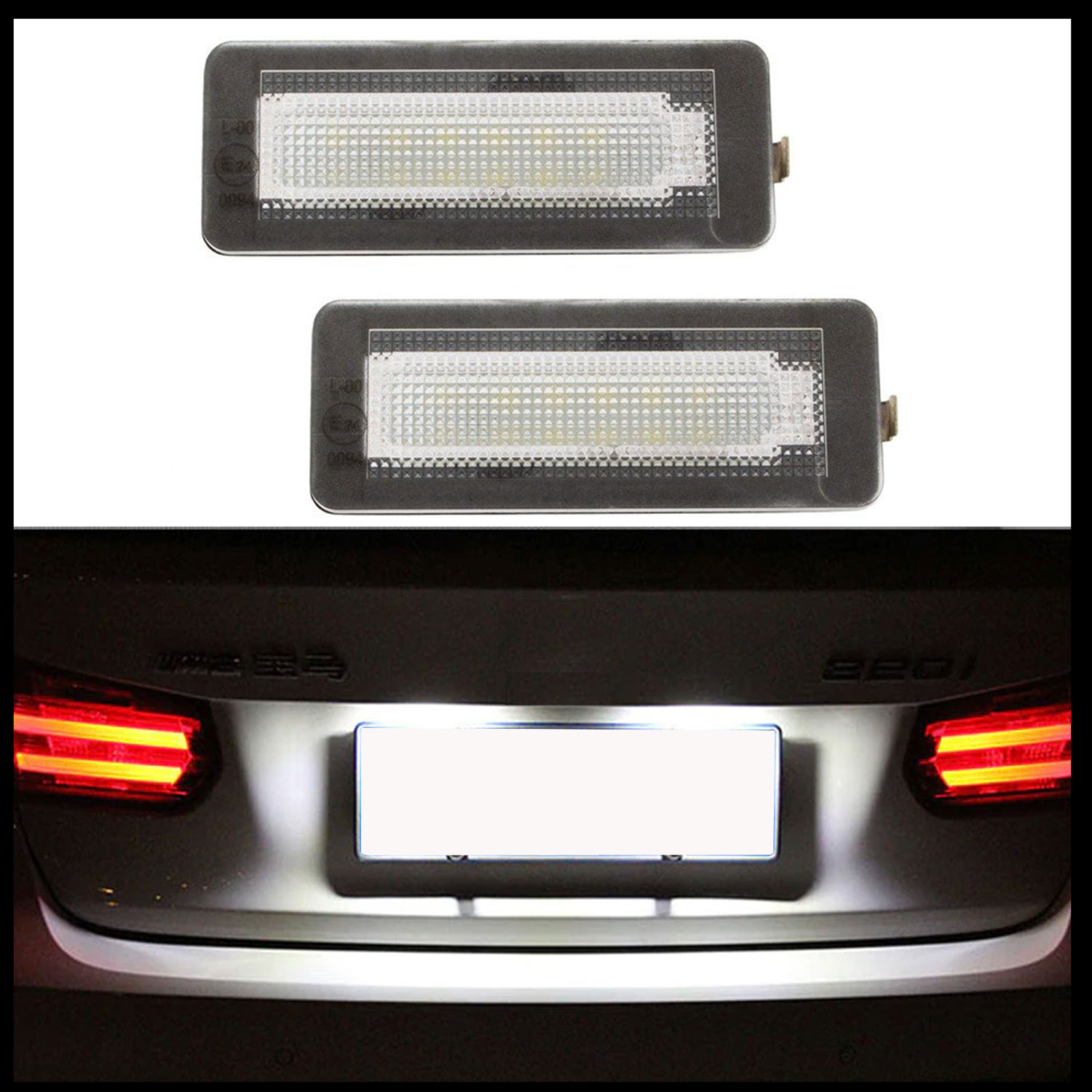 2x LED PREMIUM Kennzeichenbeleuchtung für Smart ForTwo W450 W451 450 451