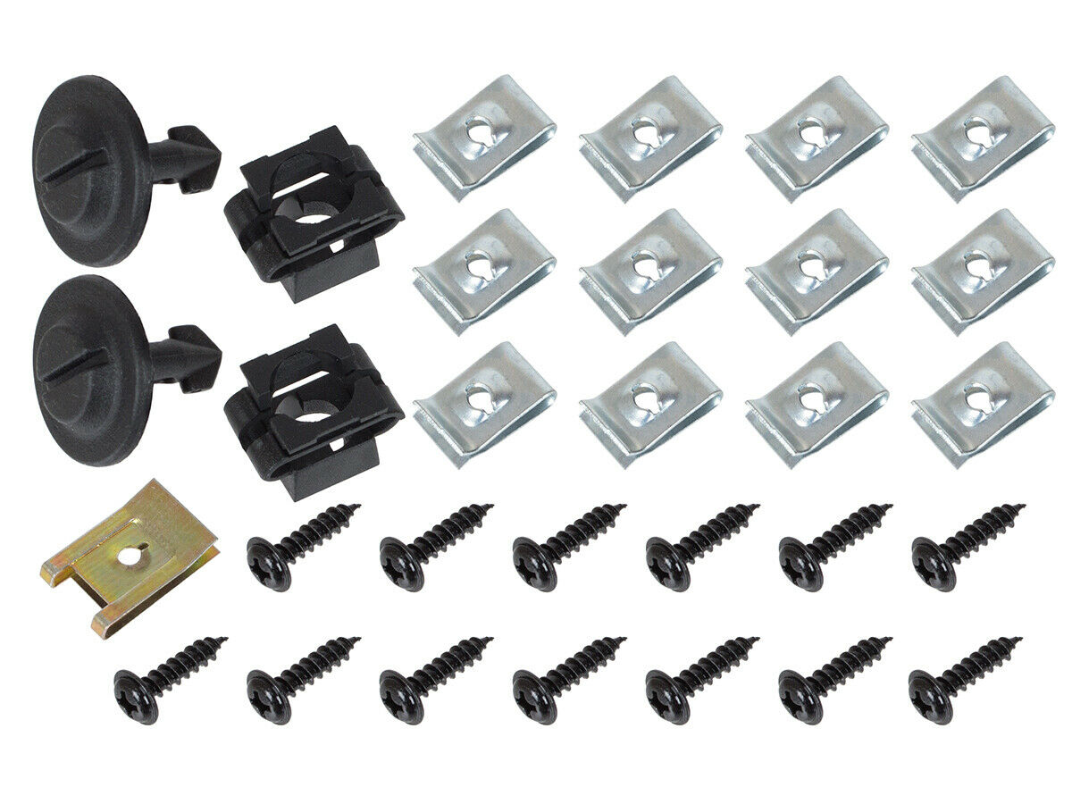 Unterfahrschutz Clips / Klammern Schrauben Set für Audi A4 8E B6 B7 ab 2001-2007