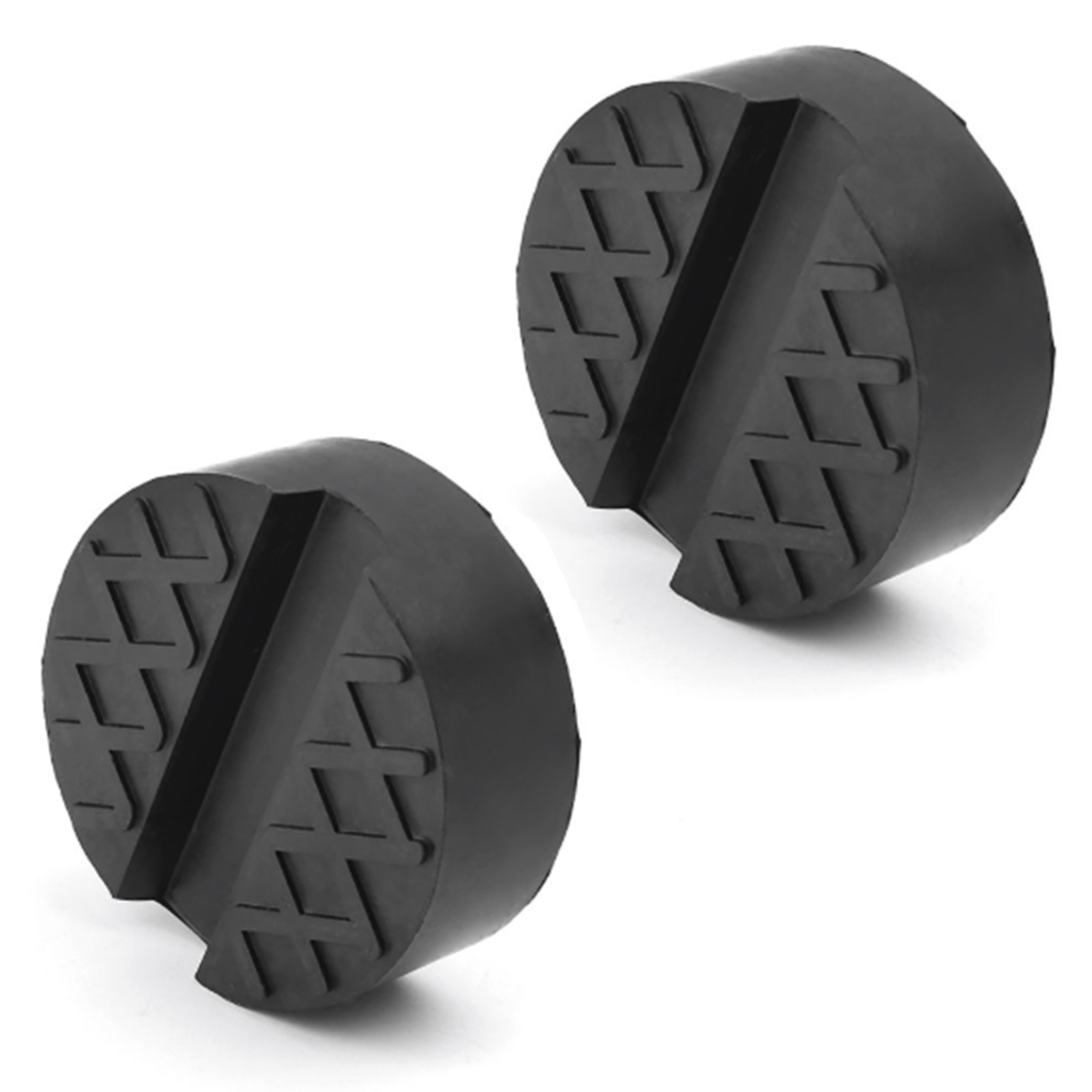 2x Wagenheber Gummi Platte Auflage Rangierwagenheber Hebebühne KFZ Gummiklotz