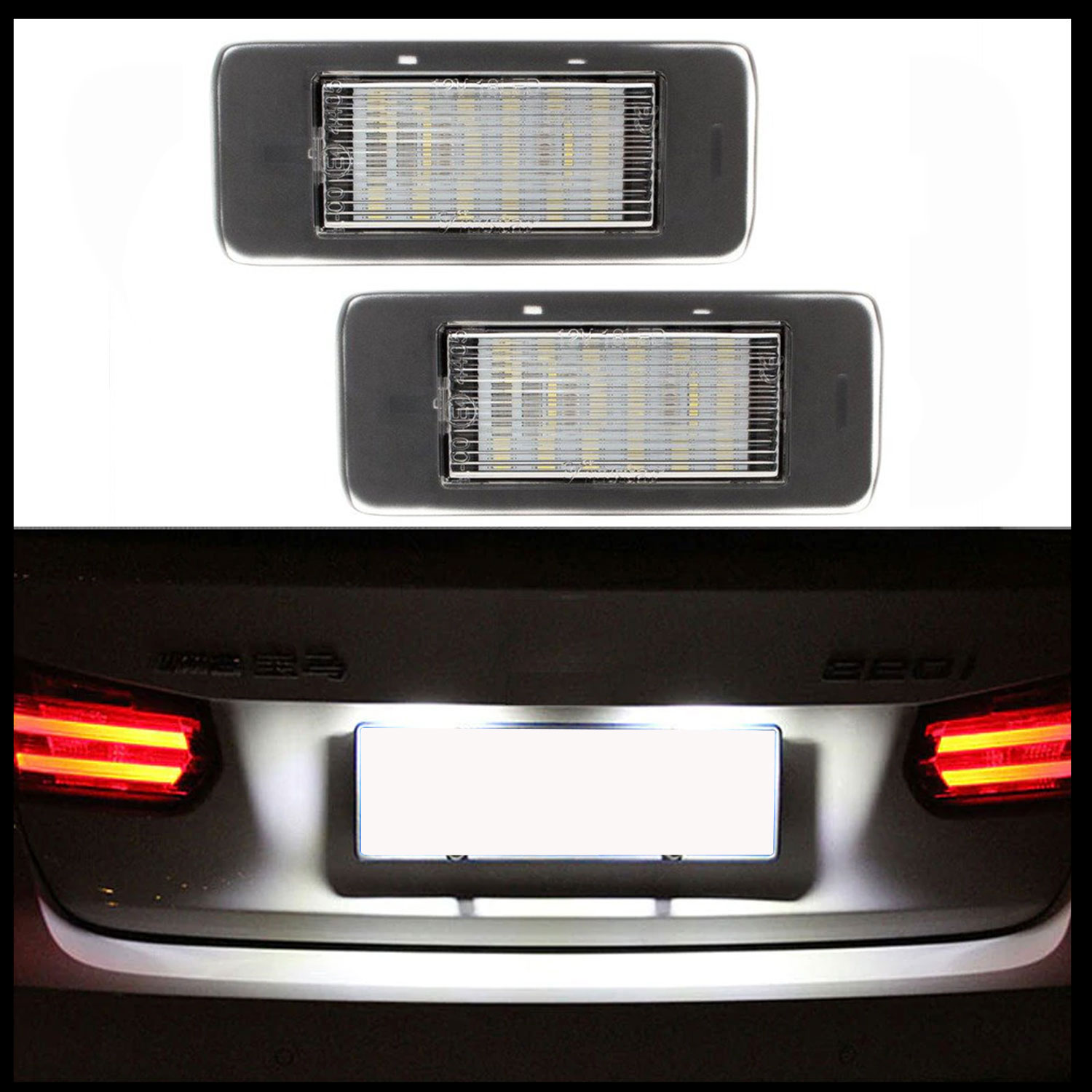 2x LED Kennzeichenbeleuchtung für Opel Astra J Sports Tourer Kombi Opel Zafira C