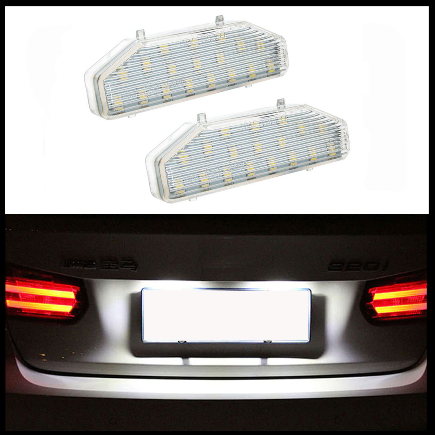 2x LED Kennzeichenbeleuchtung Leuchten SMD für Mazda 6 GH ab 2009-2017