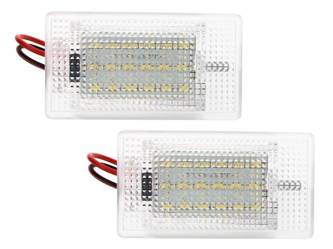 2x LED Innenraum Fußraum Kofferraum Beleuchtung für Ford Fiesta Focus Escort