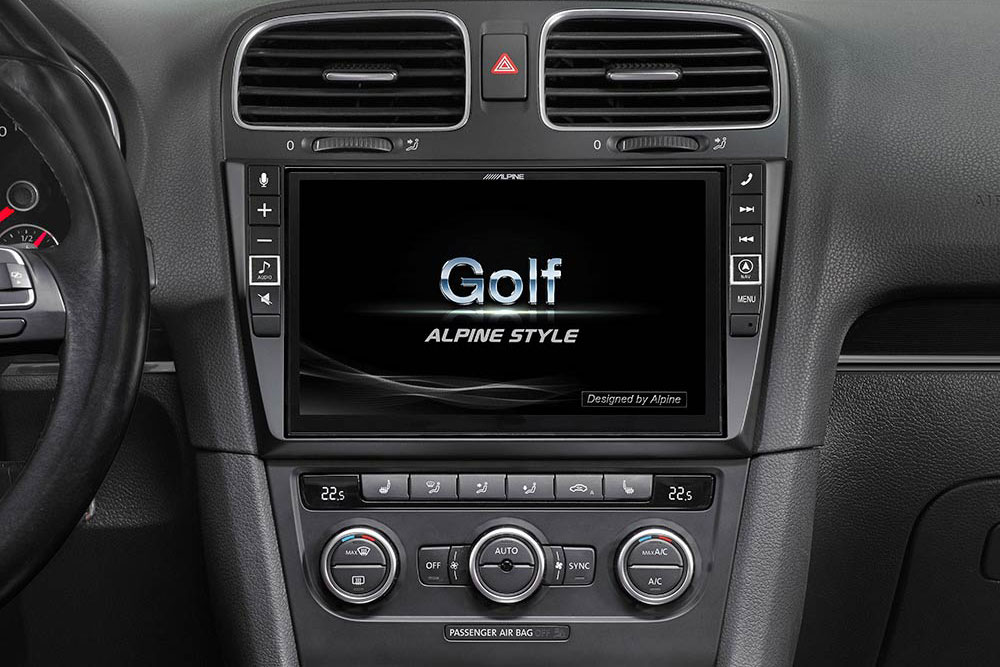 Navigationssystem Alpine Style Infotainment für VW Golf 6