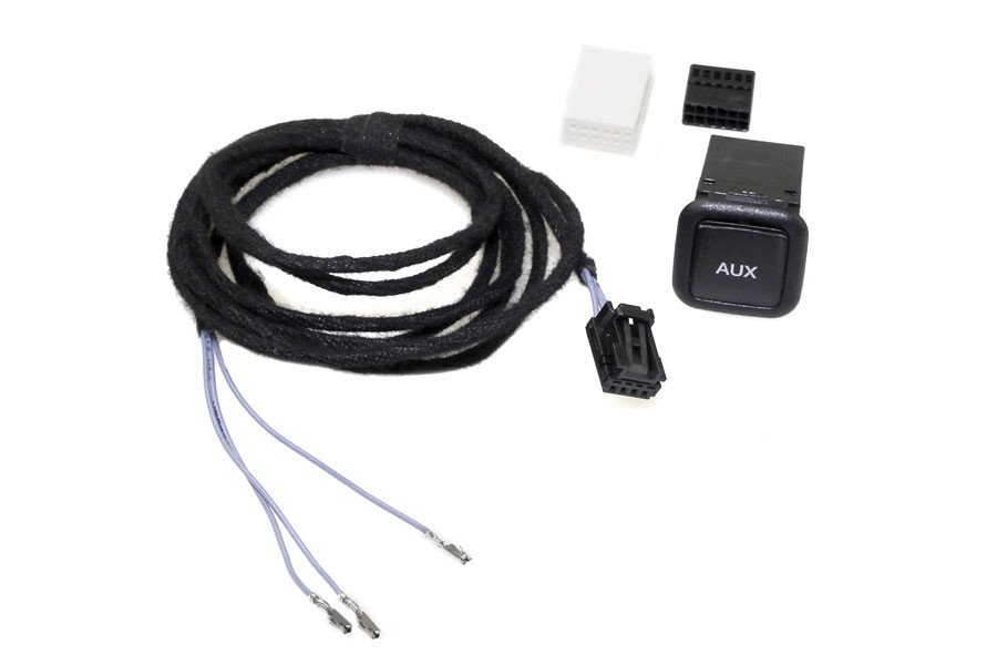 AUX IN Nachrüst-Set für VW RNS 510, MFD 2, RCD 310 - Klinke