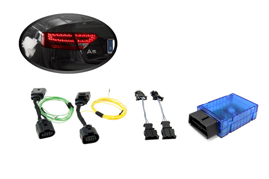 Kabelsatz + Codierdongle LED-Heckleuchten für Audi A5, S5
