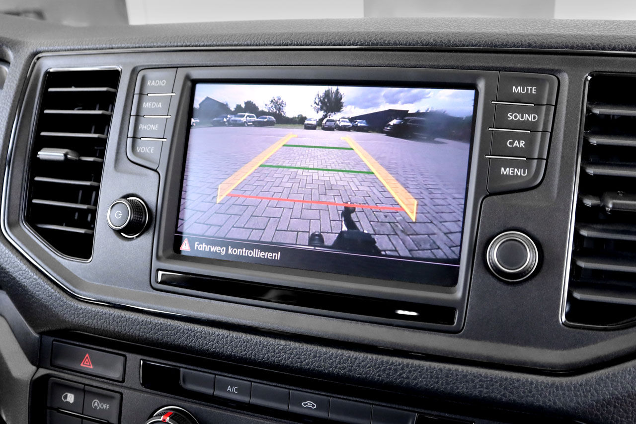 Komplett-Set Rückfahrkamera für VW Crafter SY, MAN TGE