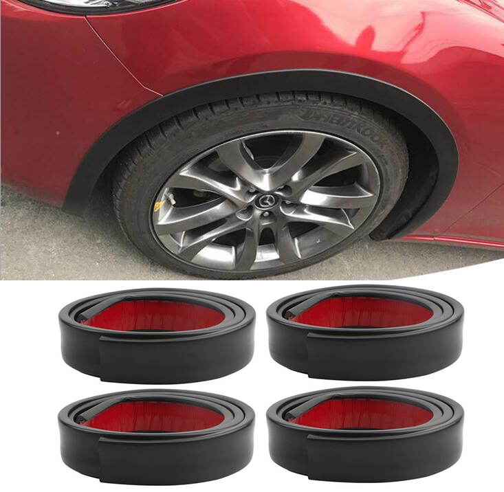 4x Radlauf Verbreiterung Kotflügel VORN + HINTEN 4er SET für viele Fahrzeuge