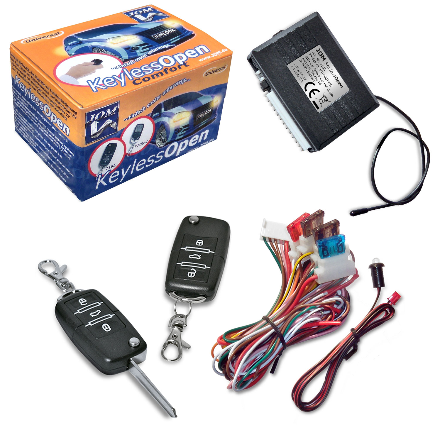 Funkfernbedienung Komplett 2x Handsender Zentralverriegelung SET viele Fahrzeuge