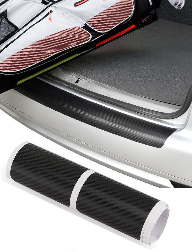 Ladekantenschutz Schutz Folie in Carbon Optik für Opel Meriva B ab 2010-2013
