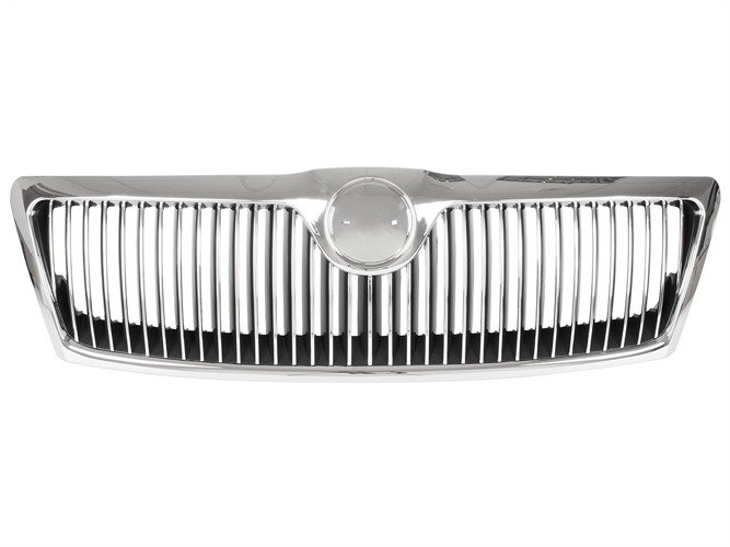 Kühlergrill Sportgrill Gitter Grill Chrom für Skoda Octavia II 1Z ab 2004-2008