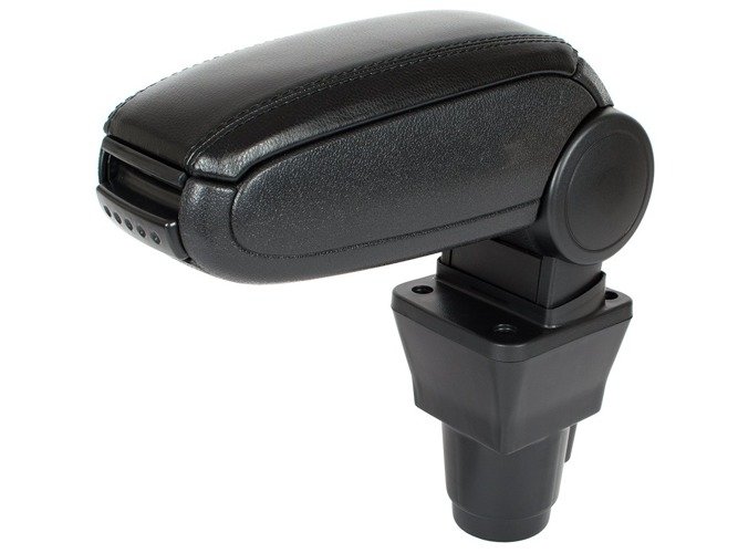 Mittelarmlehne Armlehne KLAPPBAR Leder Schwarz für Dacia Duster II ab 2018-