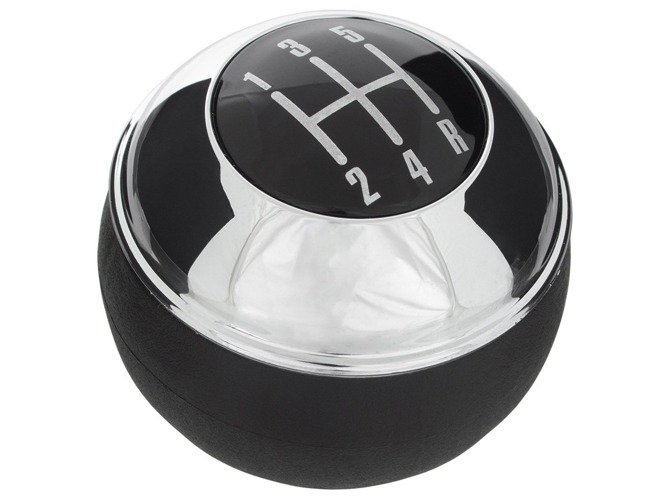 Schaltknauf Knauf SCHWARZ 5-Gang für Mini R50 2000-2006 / R52 Cabrio 2002-2008