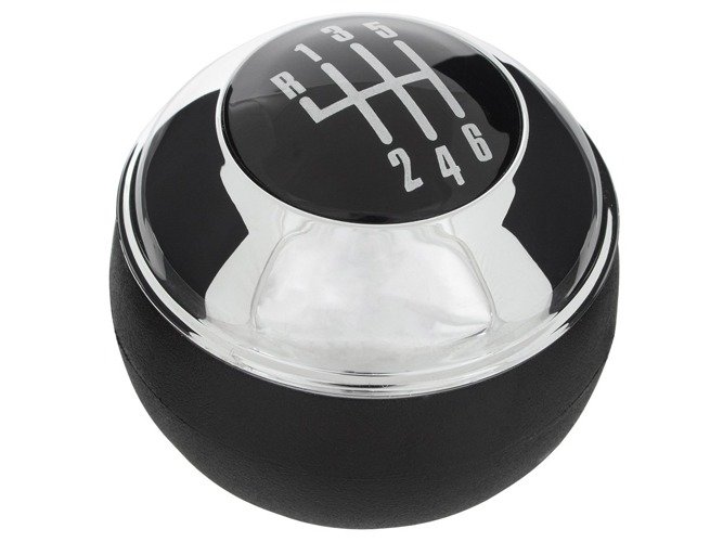 Schaltknauf Knauf 6-Gang SCHWARZ für Mini R50 2000-2006 / R52 Cabrio 2002-2008