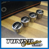 4-Stk ORIGINAL Audi Alu Ventilkappen Reifenventil Kappe Deckel