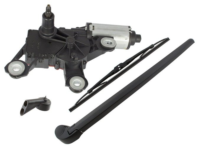 Motor Scheibenwischer Heckwischer Spritzdüse für Audi A4 B8 8K Avant A6 C6 4F