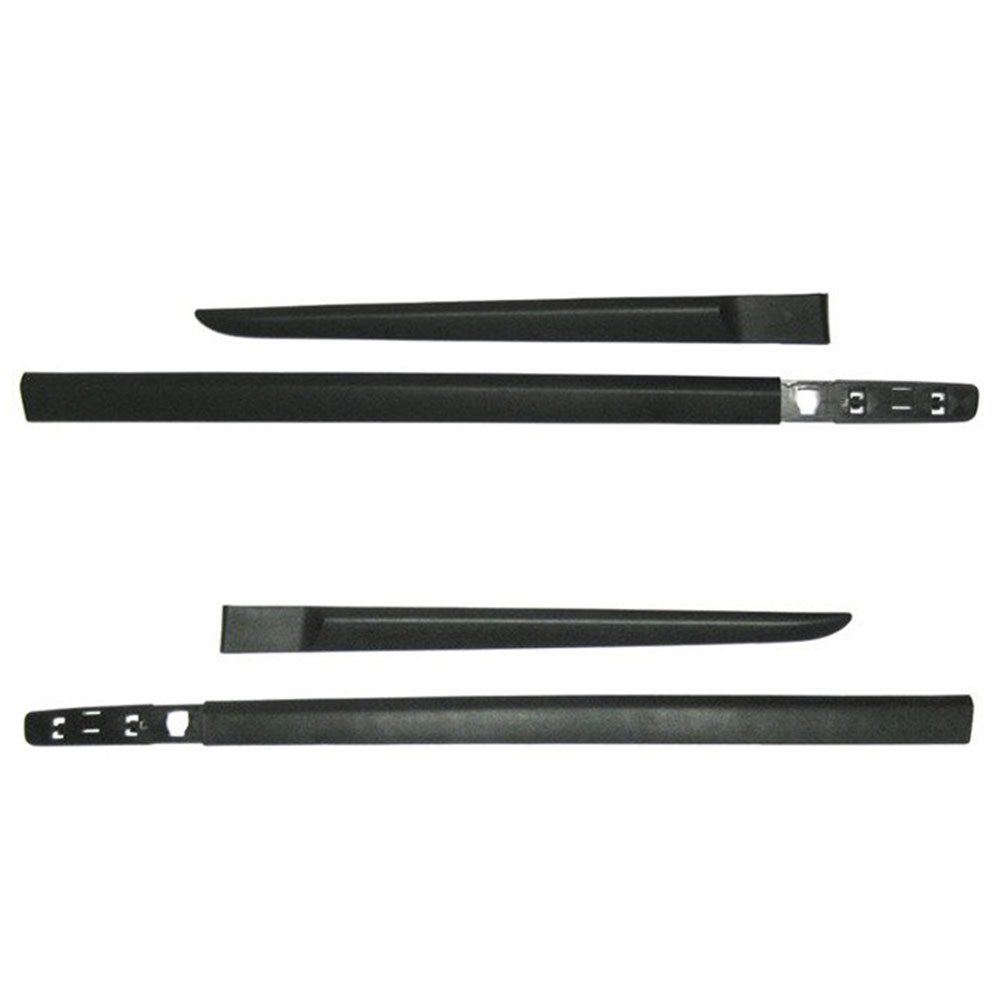 Türleisten Seitenleisten Zierleiste LINKS + RECHTS für Renault Clio III 5-Türer