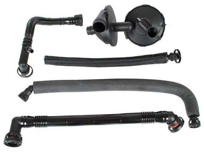 Kurbelgehäuse Ölabscheider Komplett-SET für BMW E38 E39 E46 E60 E65 E66 E67 E83