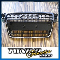 Original Audi Kühlergrill Sportgrill Grill Klavier-Lack Schwarz Audi A4 S4 B8 8K