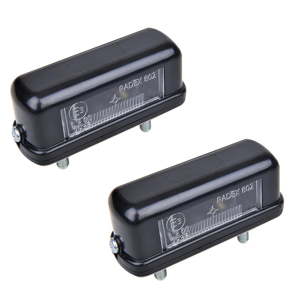 2x Universal Kennzeichenleuchten Kennzeichen PKW Anhänger Wohnwagen Wohnmobil