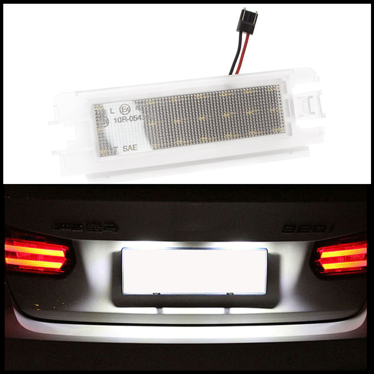 PREMIUM LED Kennzeichenbeleuchtung für Dacia Logan II Logan MCV II Sandero I II